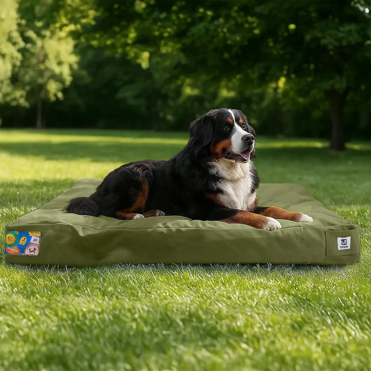 Premium Durable Canvas Dog Bed With Waterproof Removable Cover