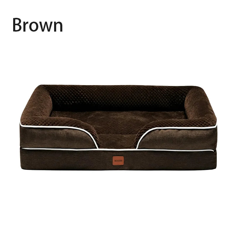 Waterproof Memory Foam Orthopedic Dog Bed With Non Slip Base
