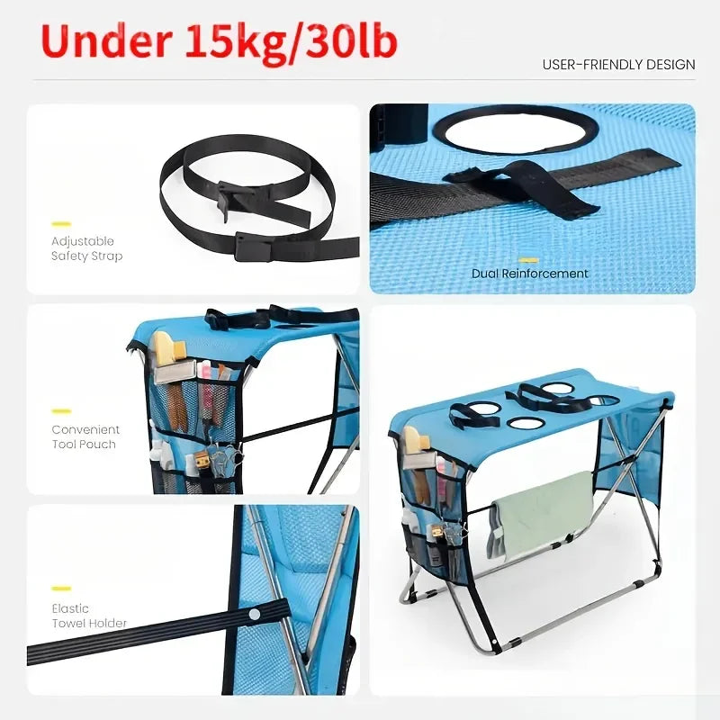 Stainless Steel Foldable Pet Grooming Hammock Stand
