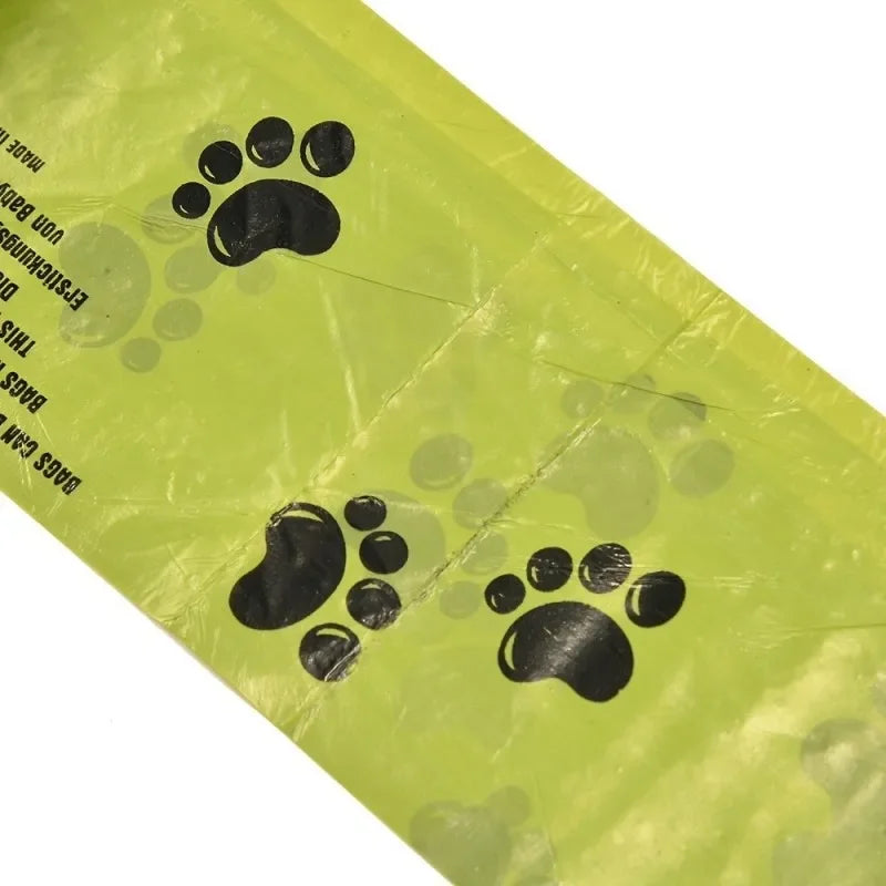 Extra Thick Leakproof Paw Print Pet Waste Bags For Dogs