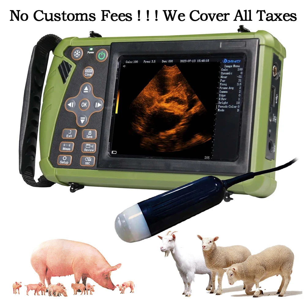 Dawei Portable Veterinary Ultrasound Scanner For Livestock And Pets