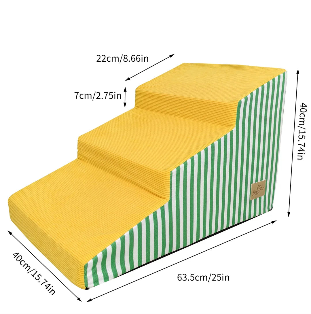 Comfortable Pet Stairs For Dogs With High Density Foam