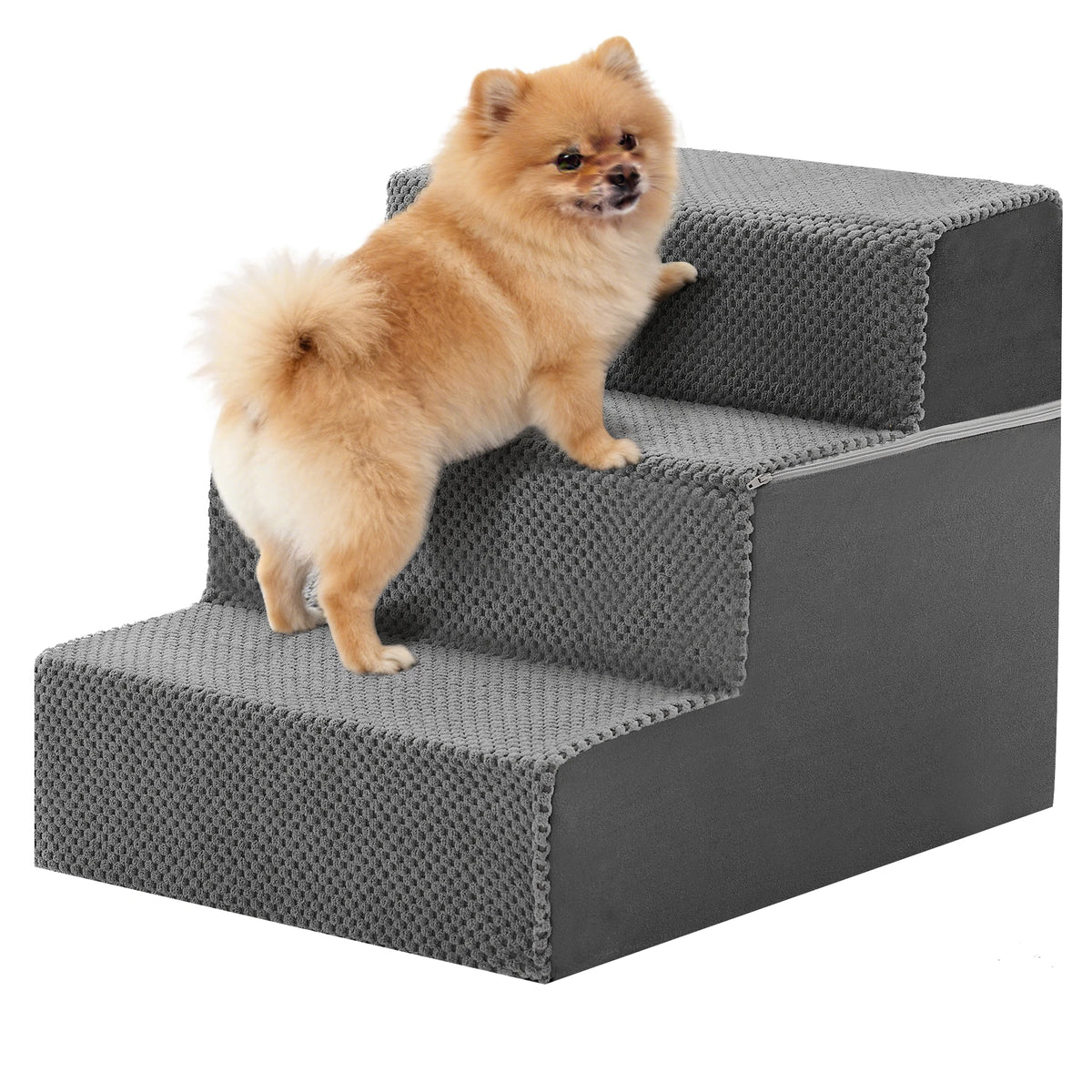 Non Slip Right Angled Foam Dog Stair Ramp Indoor