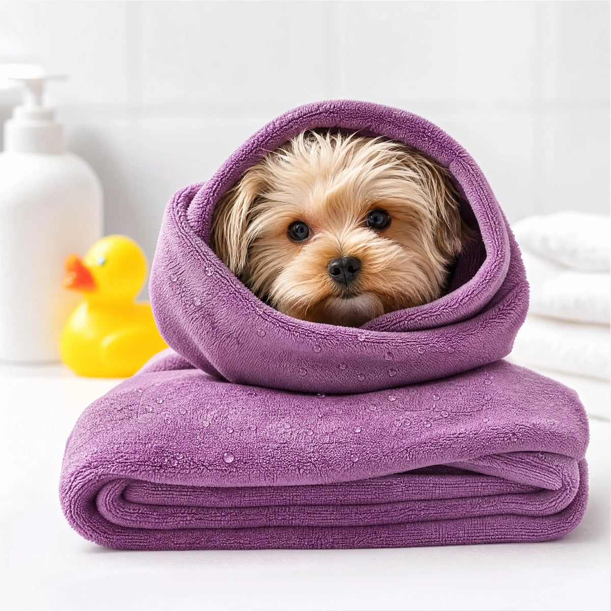 Super Absorbent Microfiber Pet Bath Towel for Dogs