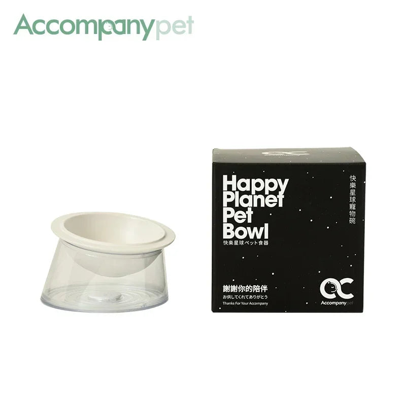 Tilted Raised Cat Bowl Non Slip Base And Removable Tray