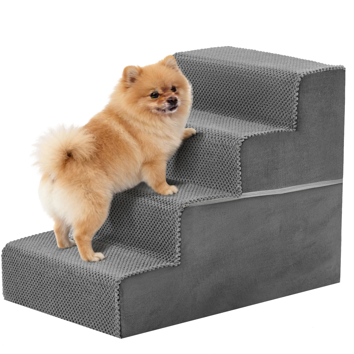 Non Slip Right Angled Foam Dog Stair Ramp Indoor