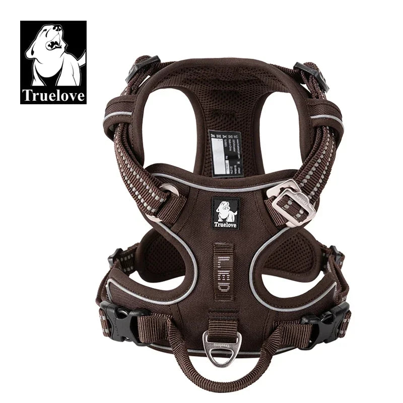 TRUELOVE Adjustable Reflective Nylon Pet Dog Harness