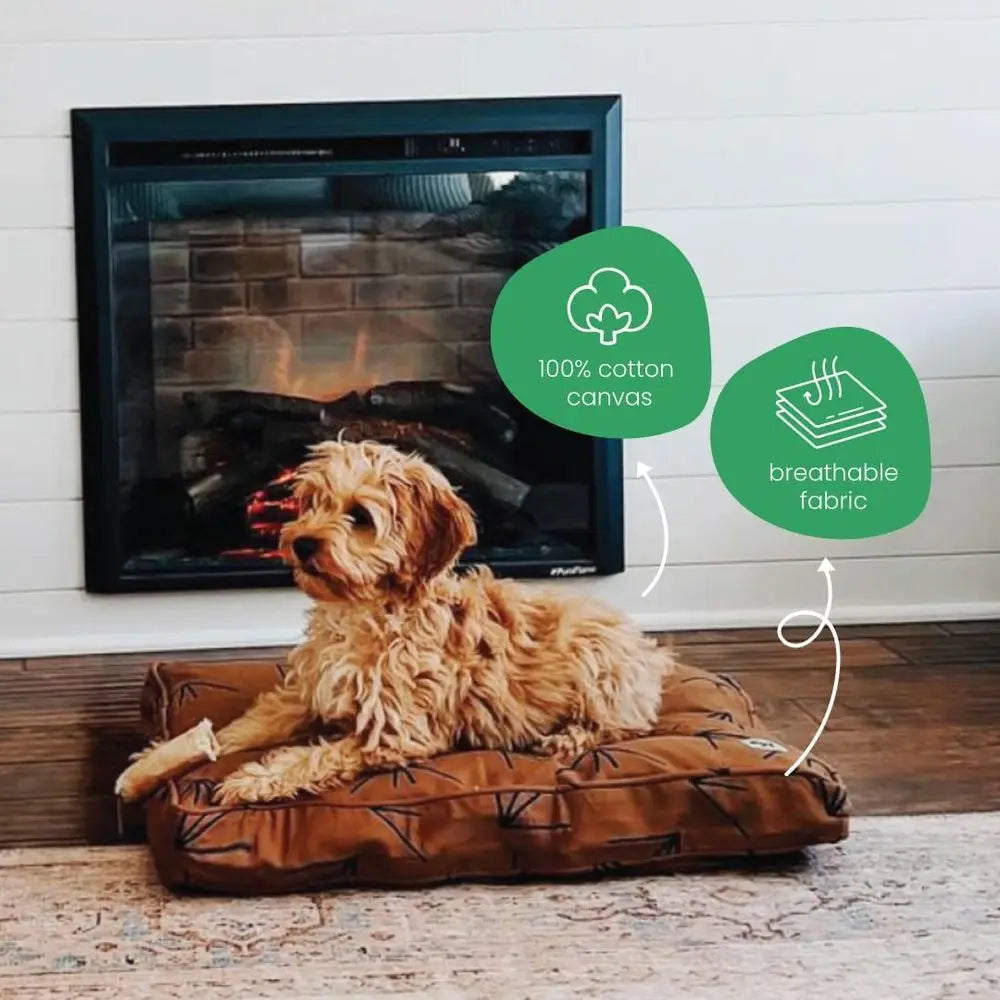 Breathable Cotton Dog And Cat Bed Cover With Removable Design