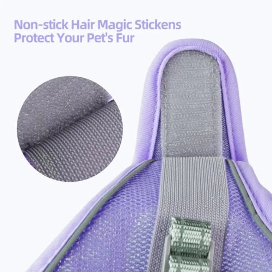 Sparkly Soft Step In Reflective Breathable Puppy Harness With Leash