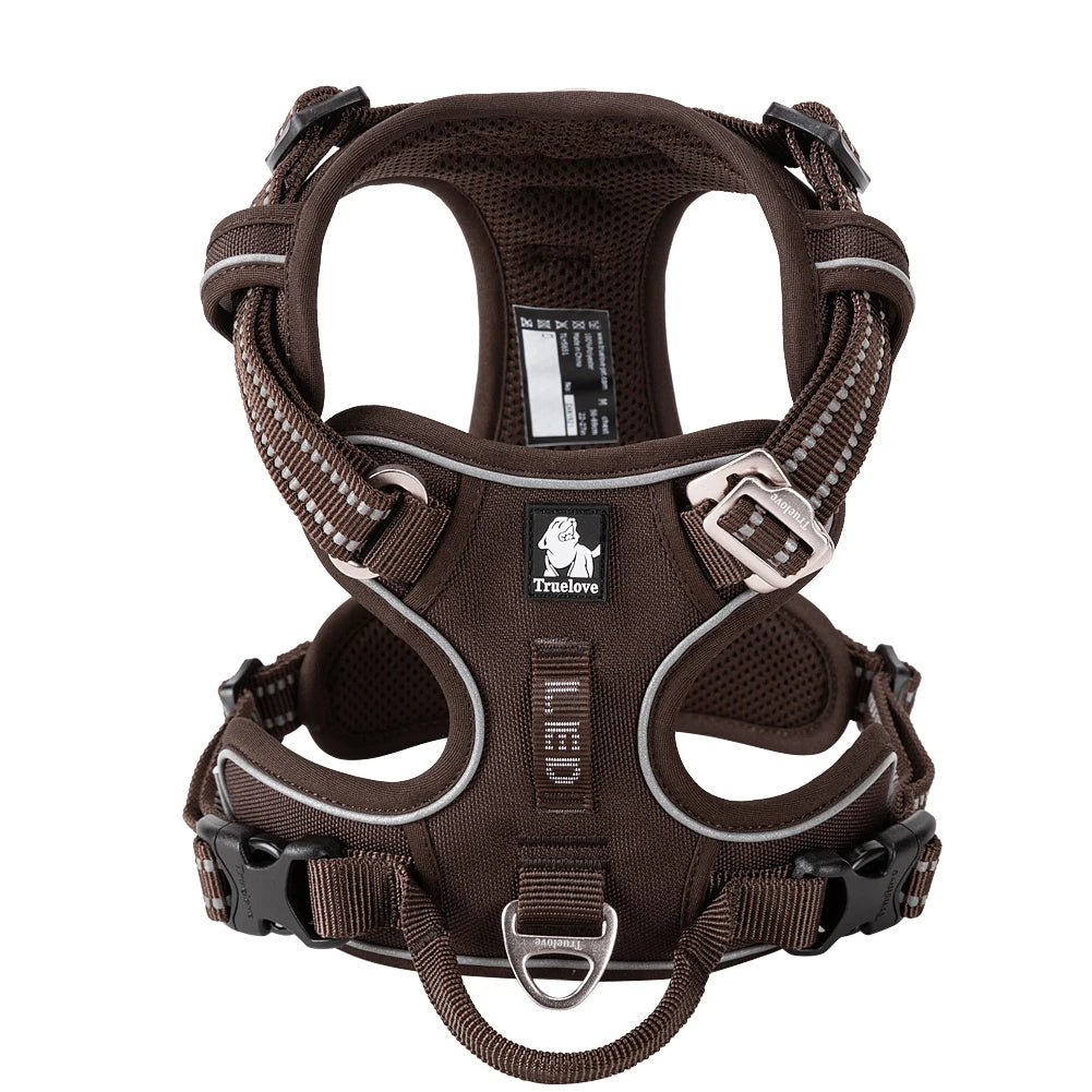TrueLove No Pull Dog Harness Reflective Adjustable Training Vest