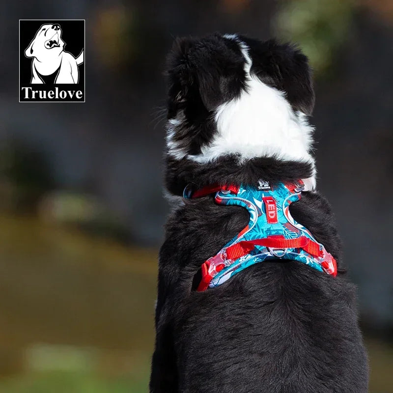 TRUELOVE Adjustable Reflective Nylon Pet Dog Harness
