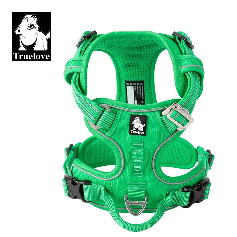 TRUELOVE Adjustable Reflective Nylon Pet Dog Harness
