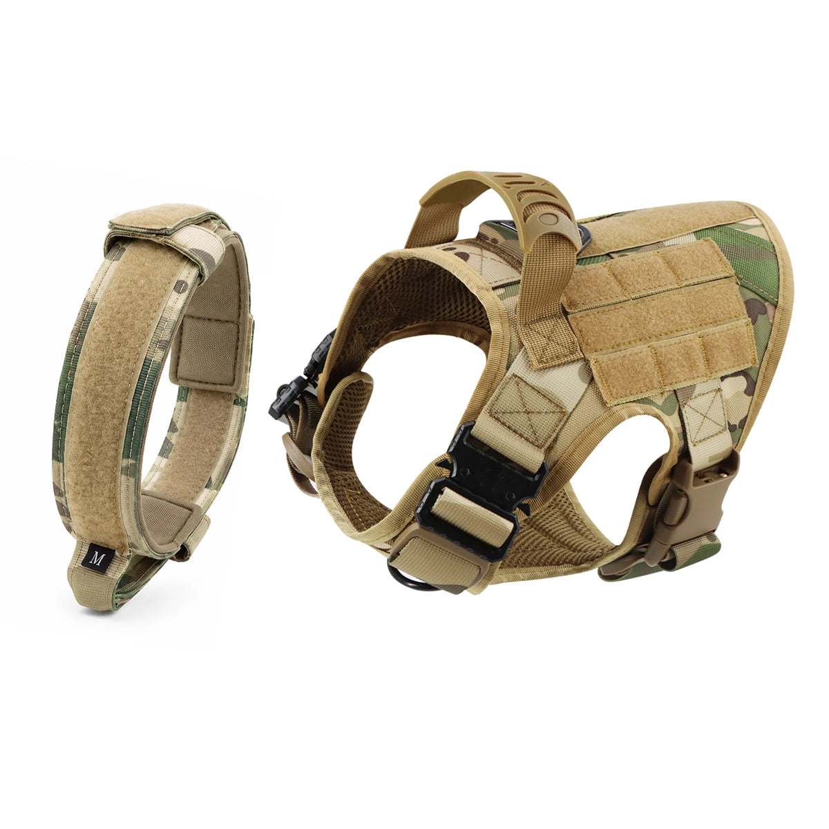 Petavel Adjustable Nylon Dog Harness And Collar Set