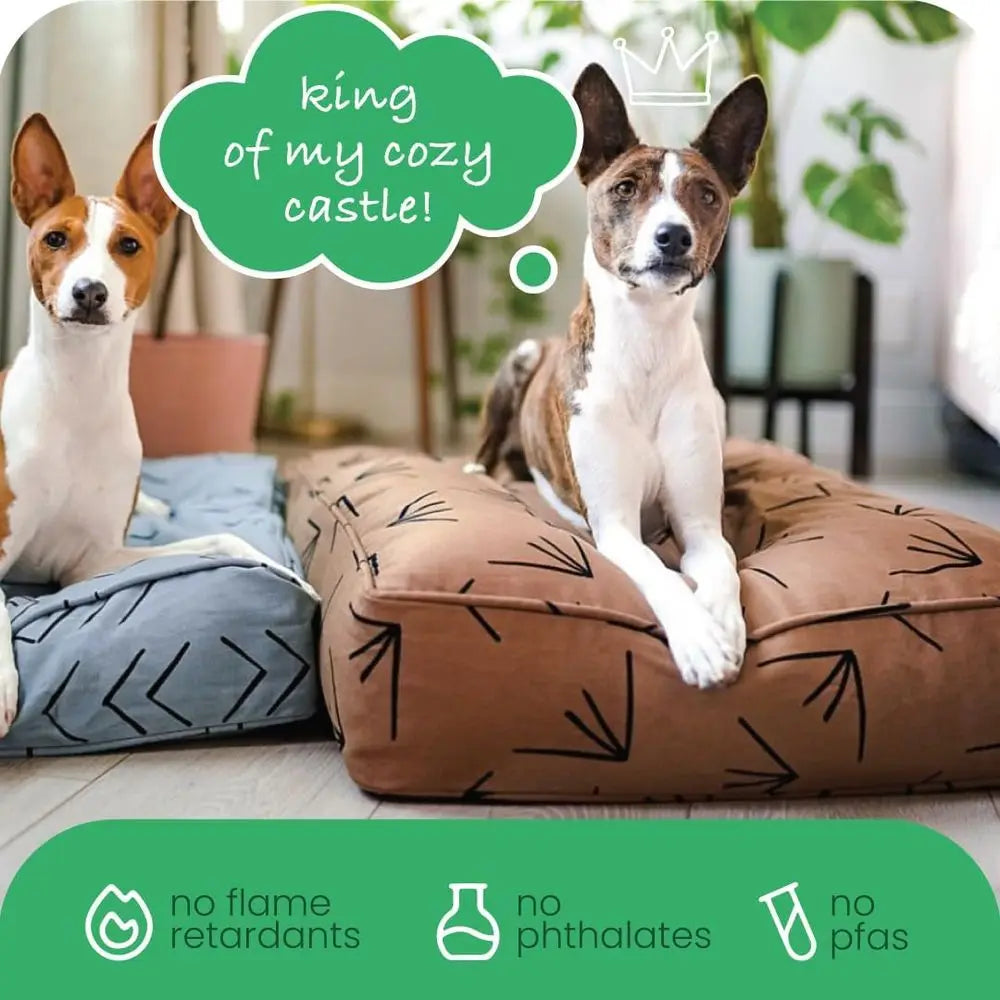 Breathable Cotton Dog And Cat Bed Cover With Removable Design