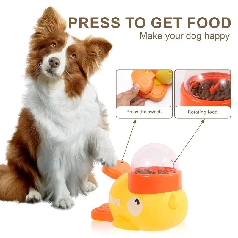 Automatic Interactive Cat Food Treat Dispenser For Kittens