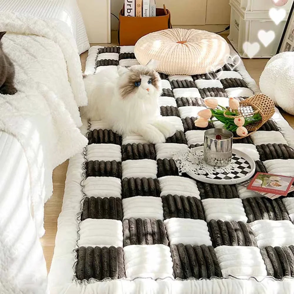 CWV Waterproof Coral Fleece Pet Dog Bed Sofa Cover Protector