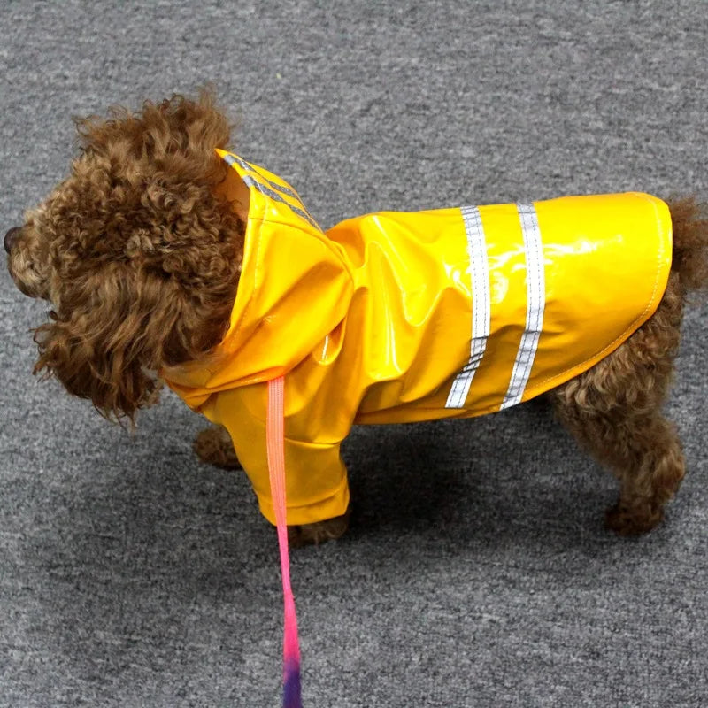 Waterproof Reflective Dog Raincoat Jacket for Small Dogs and Cats