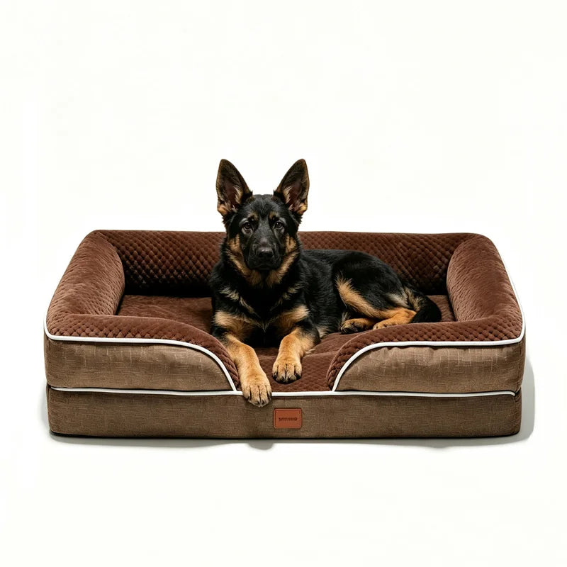 Waterproof Memory Foam Orthopedic Dog Bed With Non Slip Base