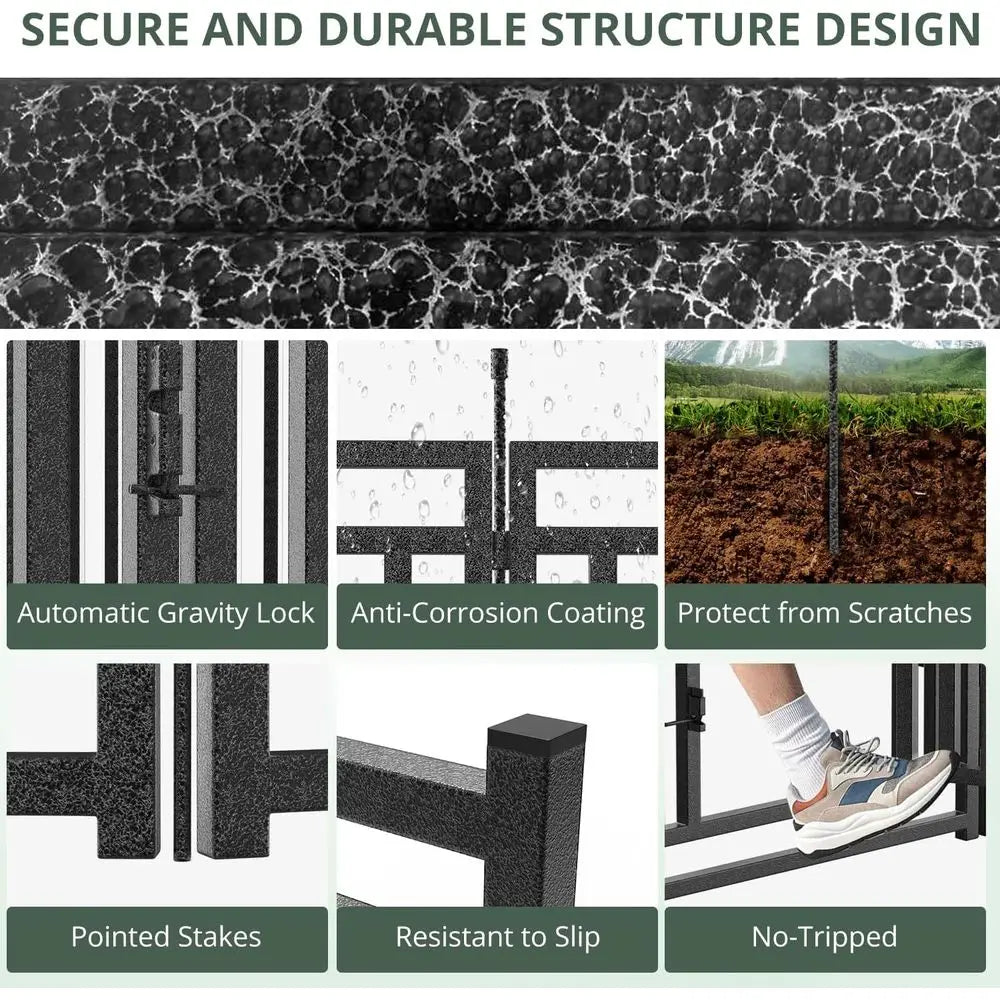 Sturdy 16 Panel Metal Dog Playpen For Indoor Outdoor Use