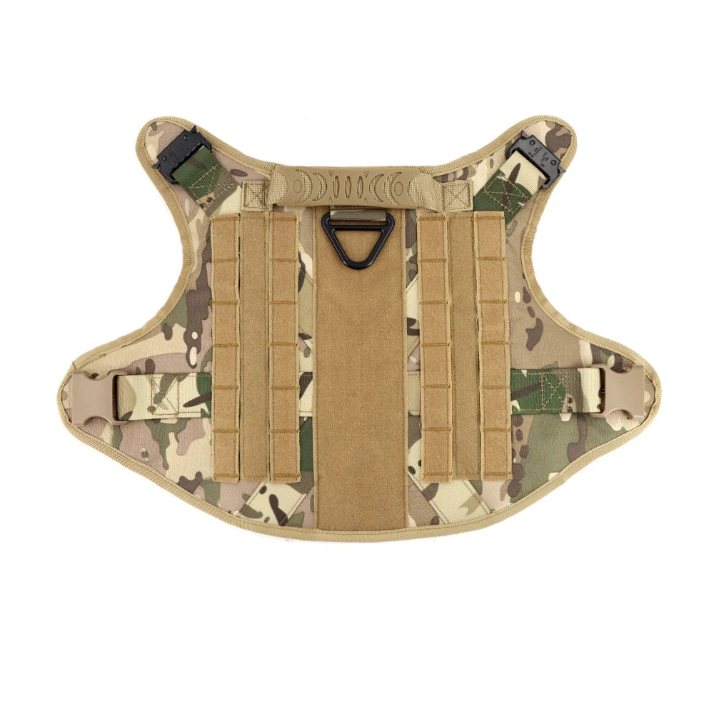 Petravel Tactical Dog Harness Leash Set for Military Pets