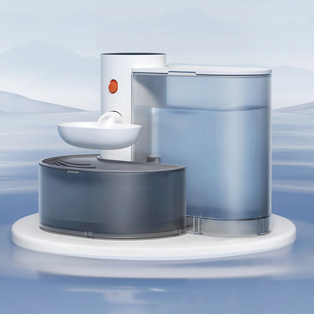 Automatic Stainless Steel Pet Water Dispenser Bowl For Cats