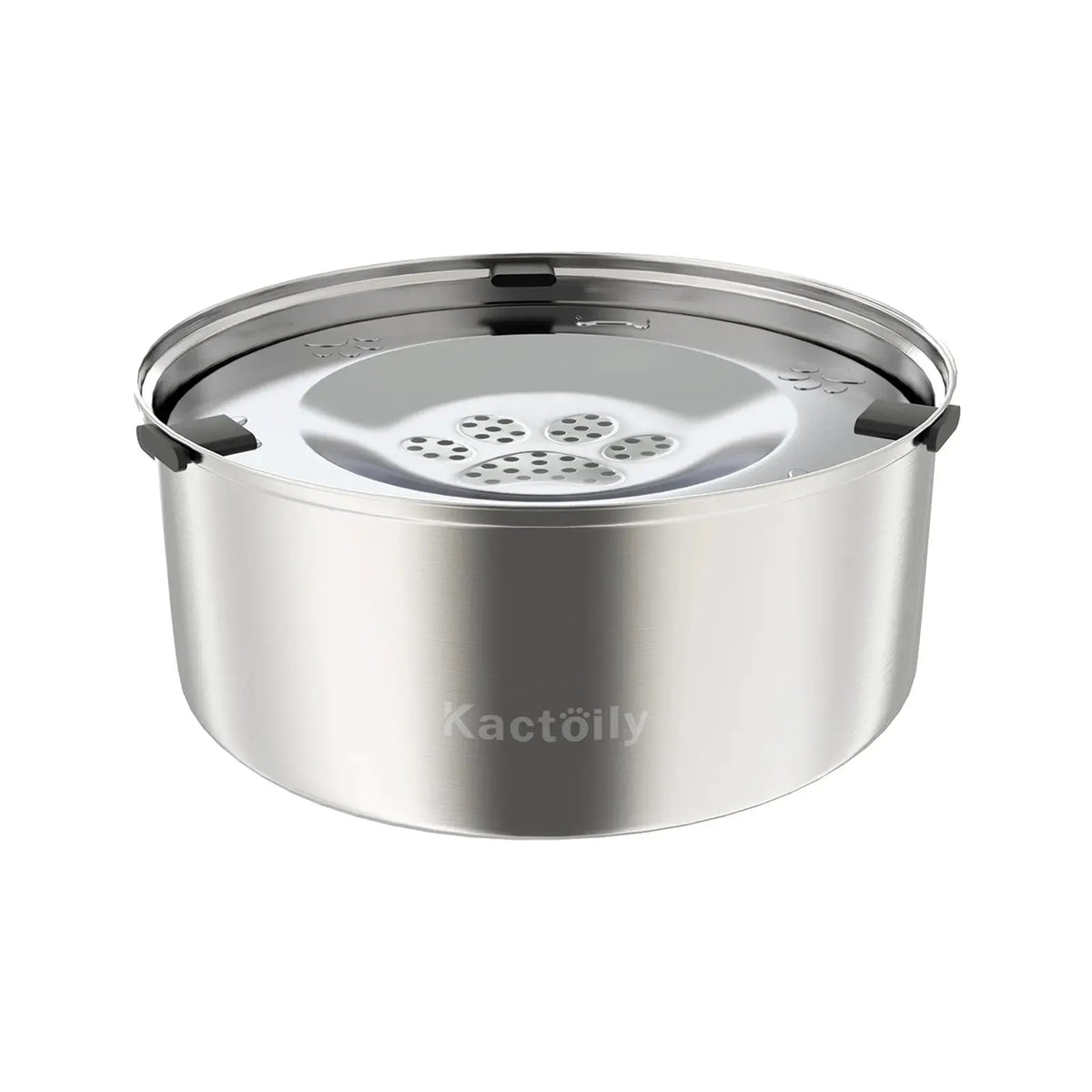 Kactoily Stainless Steel Slow Drinking Dog Water Bowl