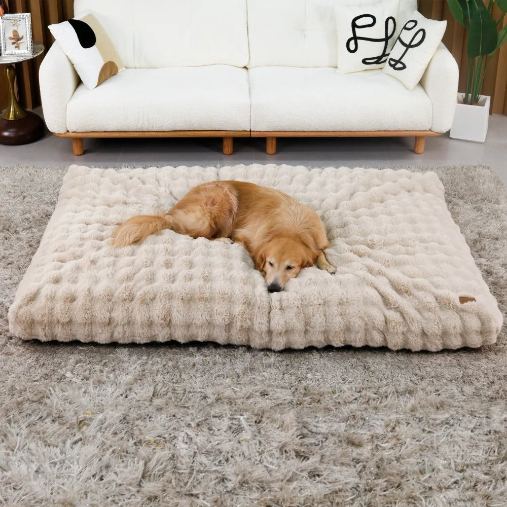 Borwart Ultra Plush Washable Dog Bed With Removable Cover