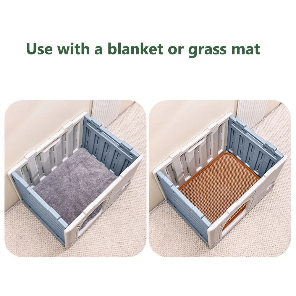 Outdoor Rainproof Plastic Cat House For Pets Seasonal Cozy Nest
