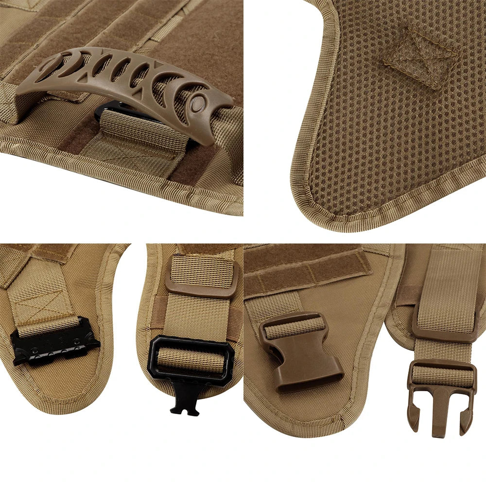 PetraVel Adjustable Padded Nylon Dog Harness And Leash Set