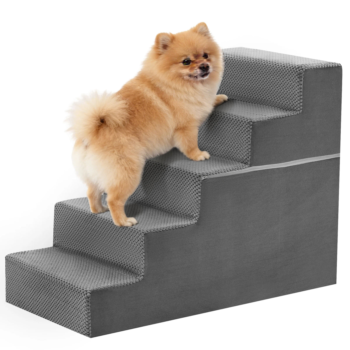 Non Slip Right Angled Foam Dog Stair Ramp Indoor