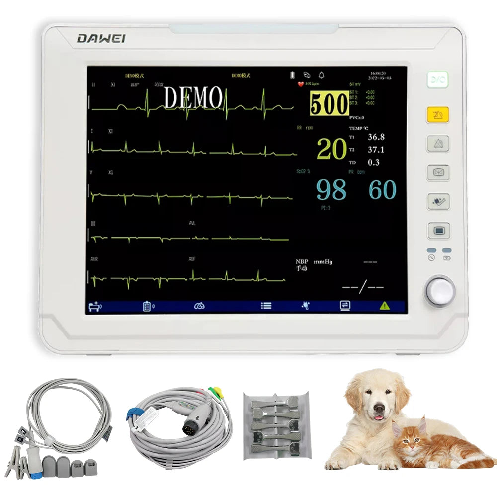 Dawei Portable Veterinary Multi Parameter Monitor For Pets