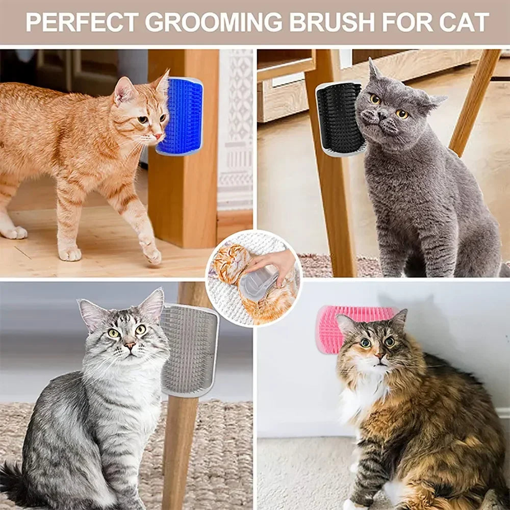 Cat Scratcher Massage Comb With Natural Catnip For Grooming
