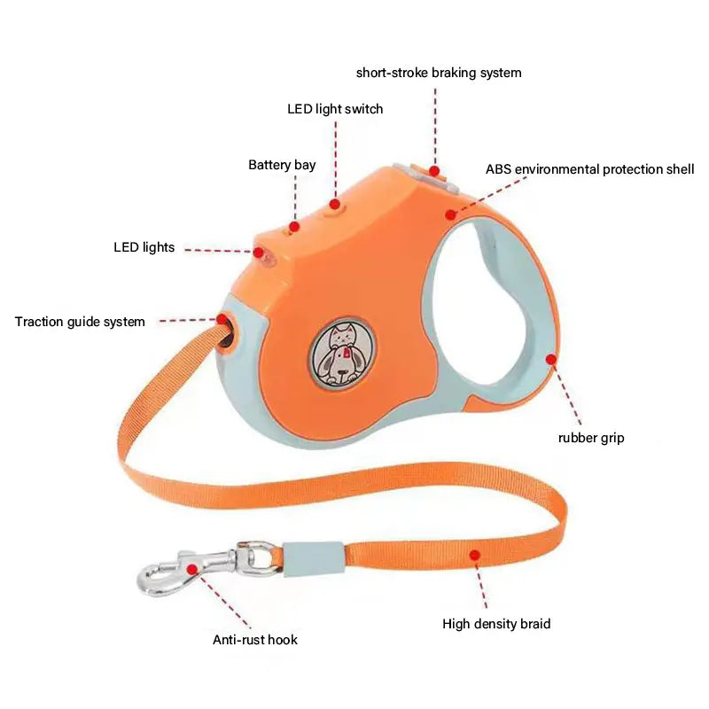 Adjustable Quick Release Dog Harness With Soft Webbing Leash