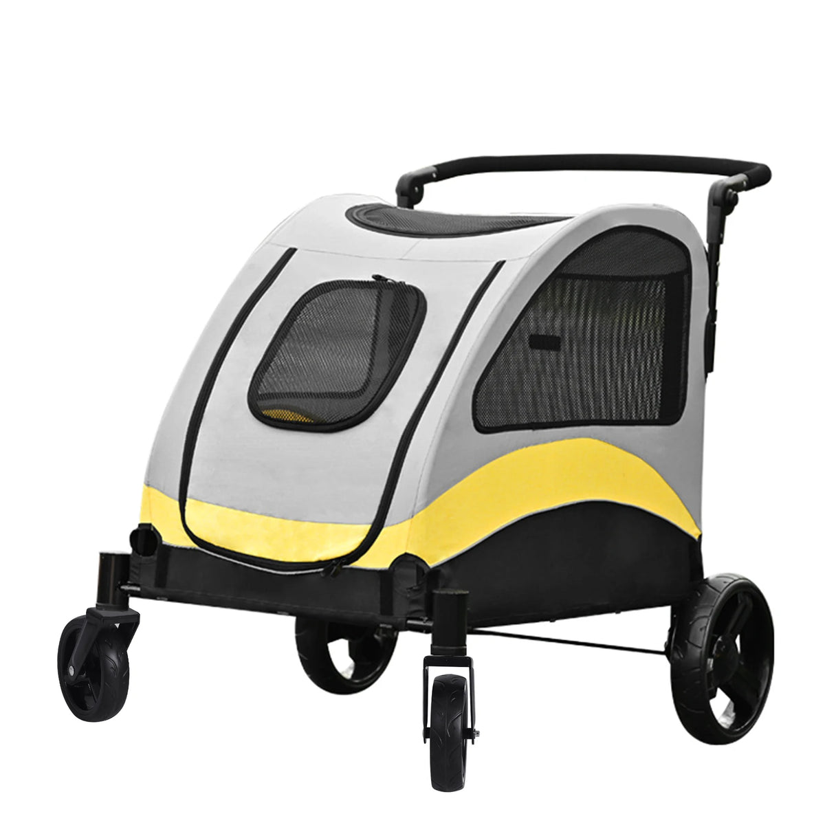Breathable Foldable Four Wheel Pet Dog And Cat Travel Stroller