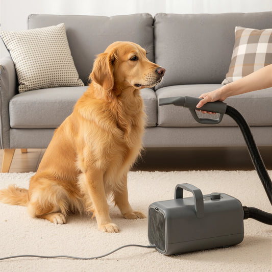 Low Noise Pet Hair Dryer With Adjustable Temperature Settings