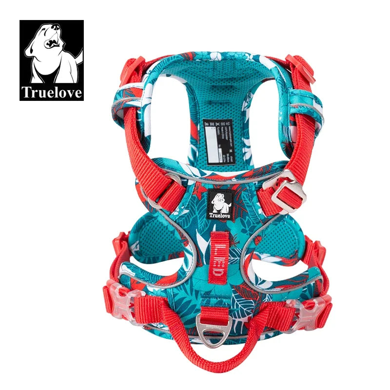 TRUELOVE Adjustable Reflective Nylon Pet Dog Harness