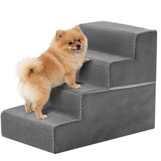 Non Slip Right Angled Foam Dog Stair Ramp Indoor