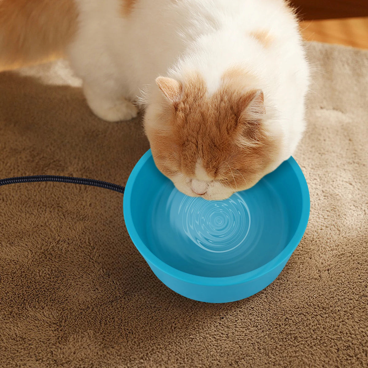 Heated Anti Freeze Pet Water Bowl For Dogs And Cats