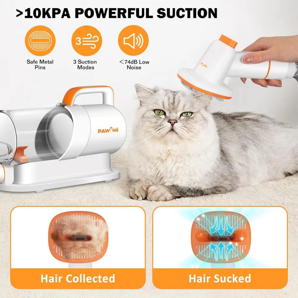 XMSJ Professional Pet Grooming Vacuum Kit For Dogs And Cats