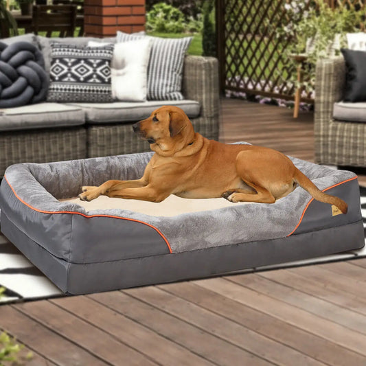 Bingopaw Orthopedic Dog Bed With Removable Washable Cover
