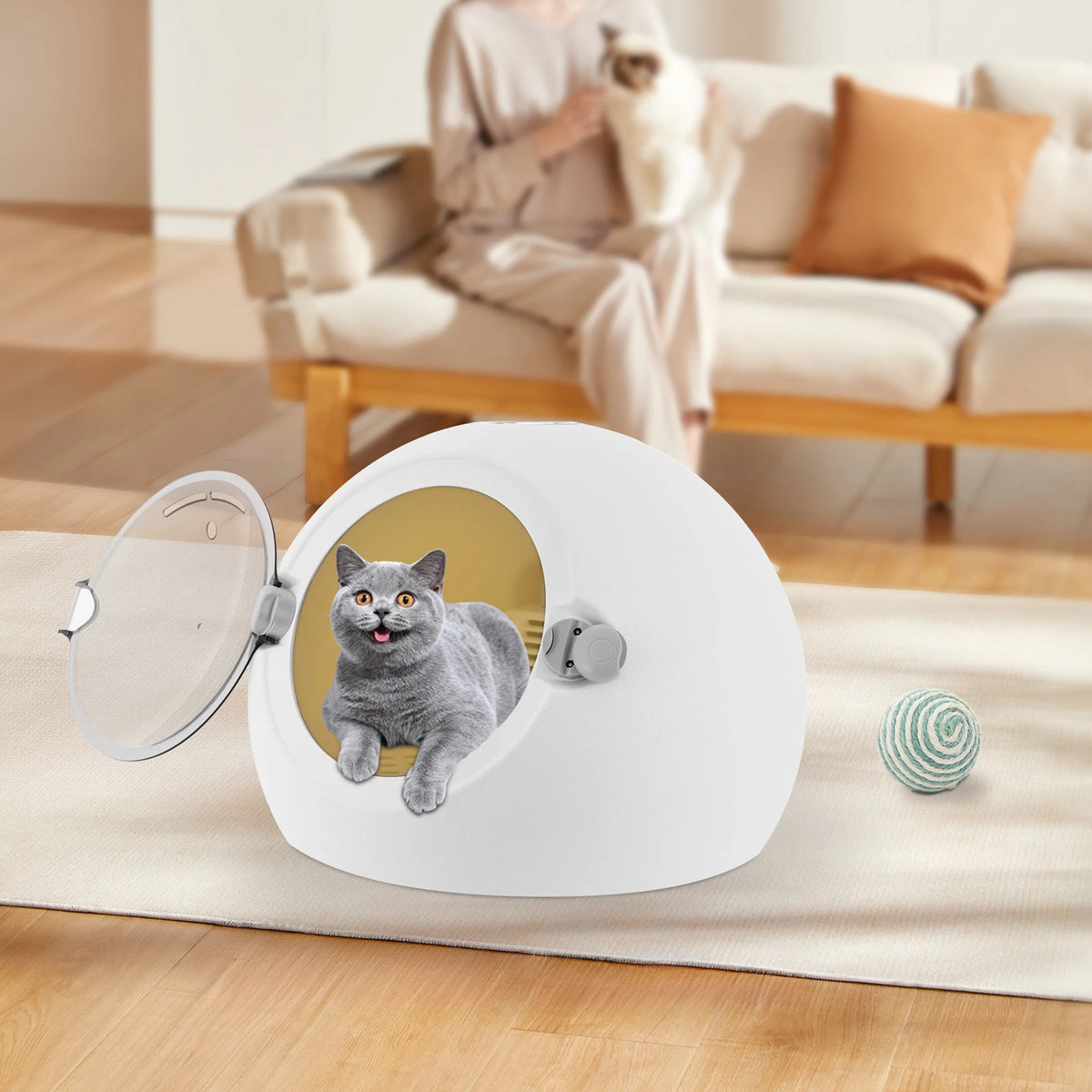 Advanced 600W Pet Grooming Dryer Box For Cats And Dogs