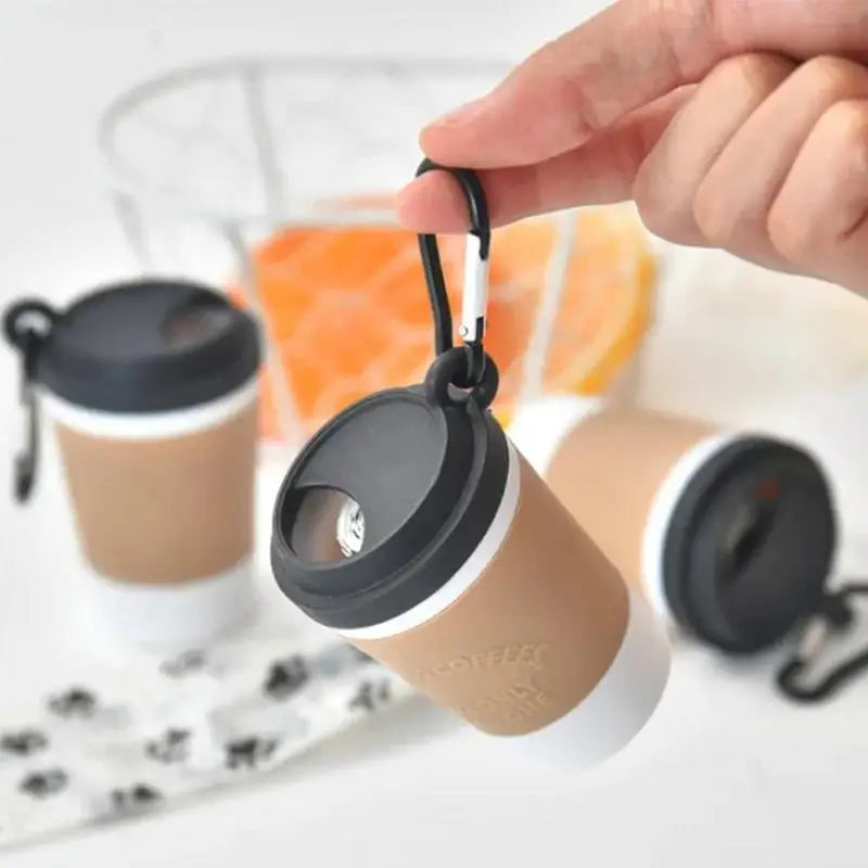 Portable Coffee Cup Design Outdoor Pet Waste Bag Dispenser