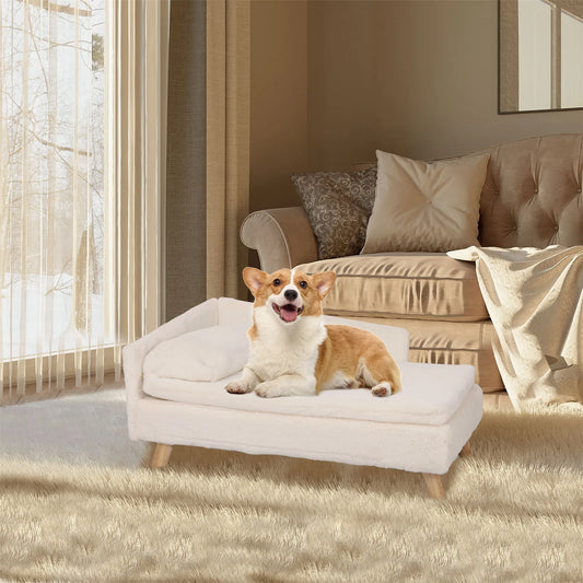 BINGOPAW Elevated Pet Bed With Cozy Waterproof Cushion For Pets