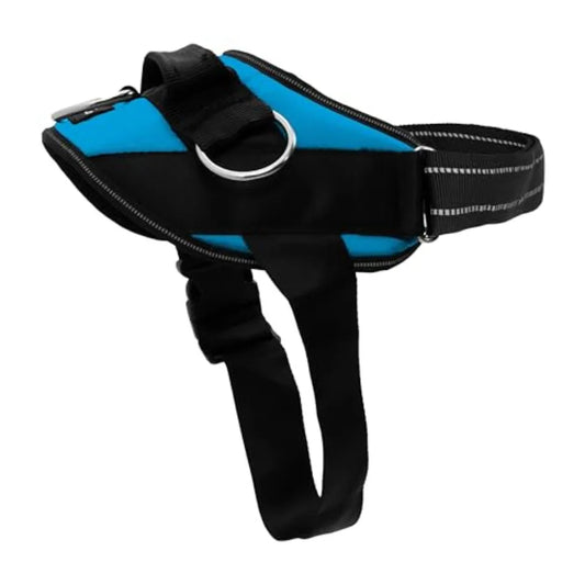 Adjustable Padded Dog Harness With Reflective Three Clip Buckles