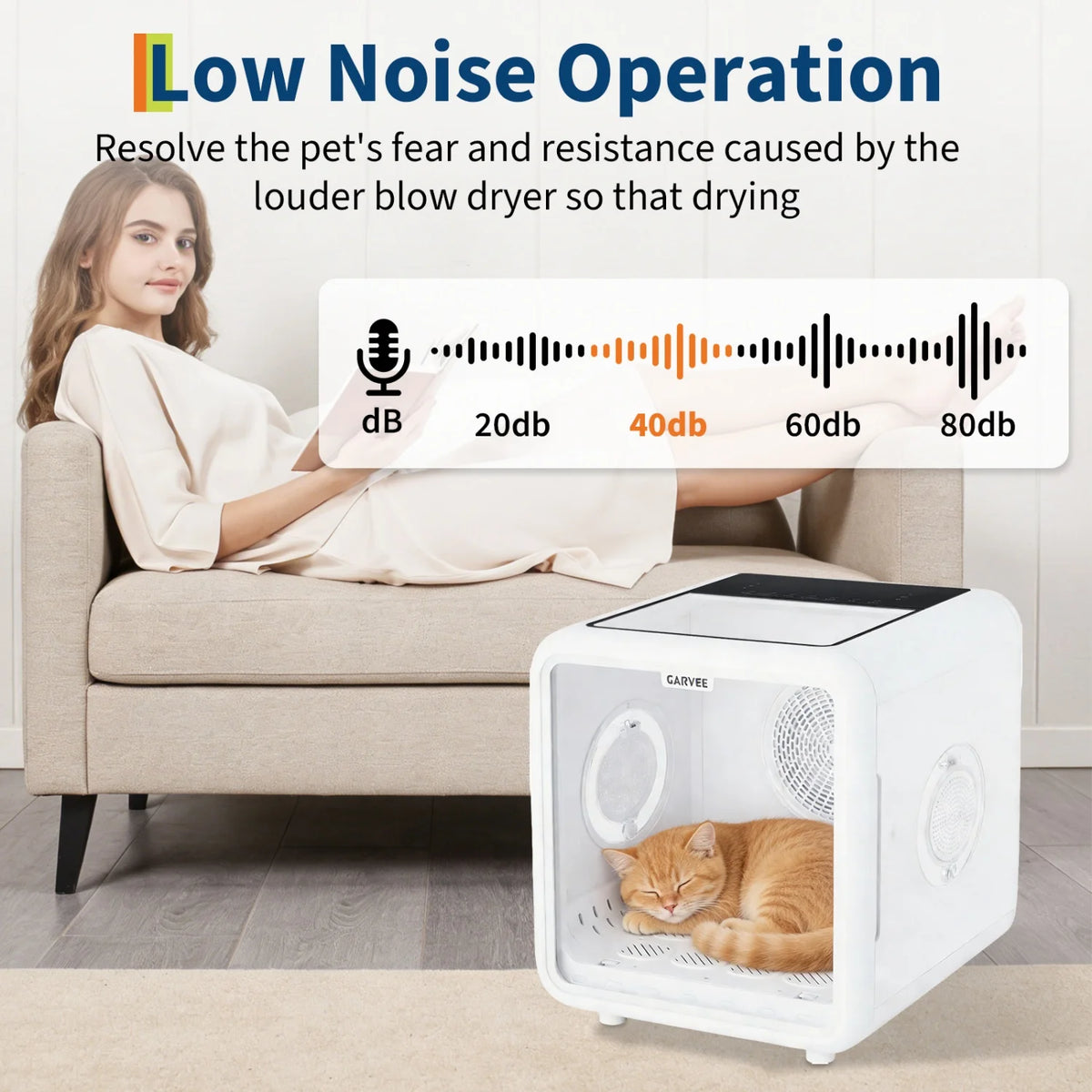 HiMISS 360 Automatic Pet Drying Box With Smart Temperature Control