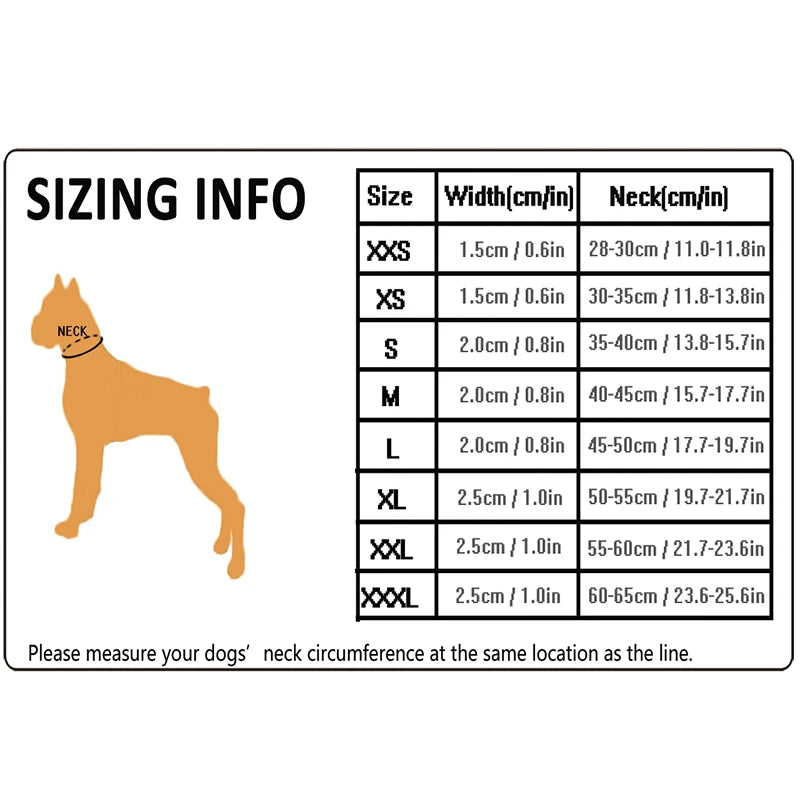 Winhyepet Padded Reflective Dog Collar With Comfortable Nylon Strap