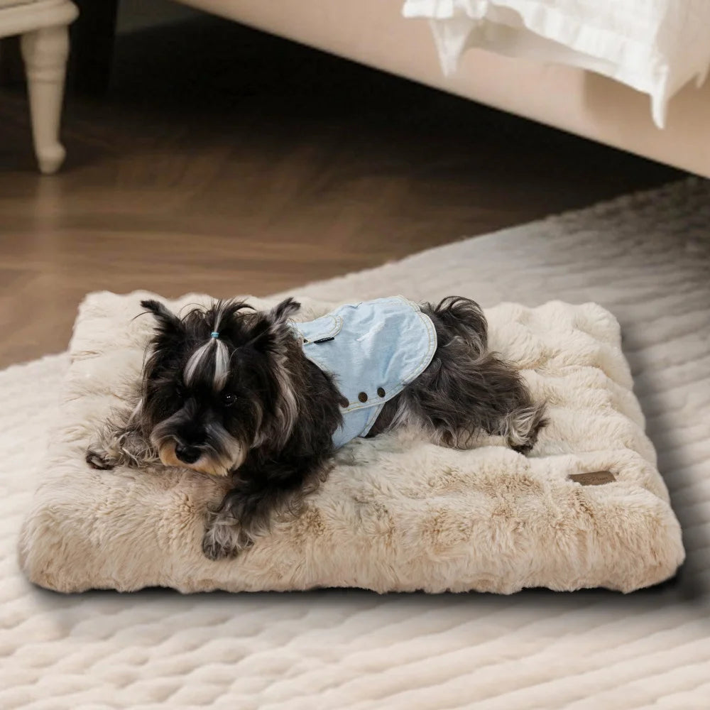Borwart Ultra Plush Washable Dog Bed With Removable Cover